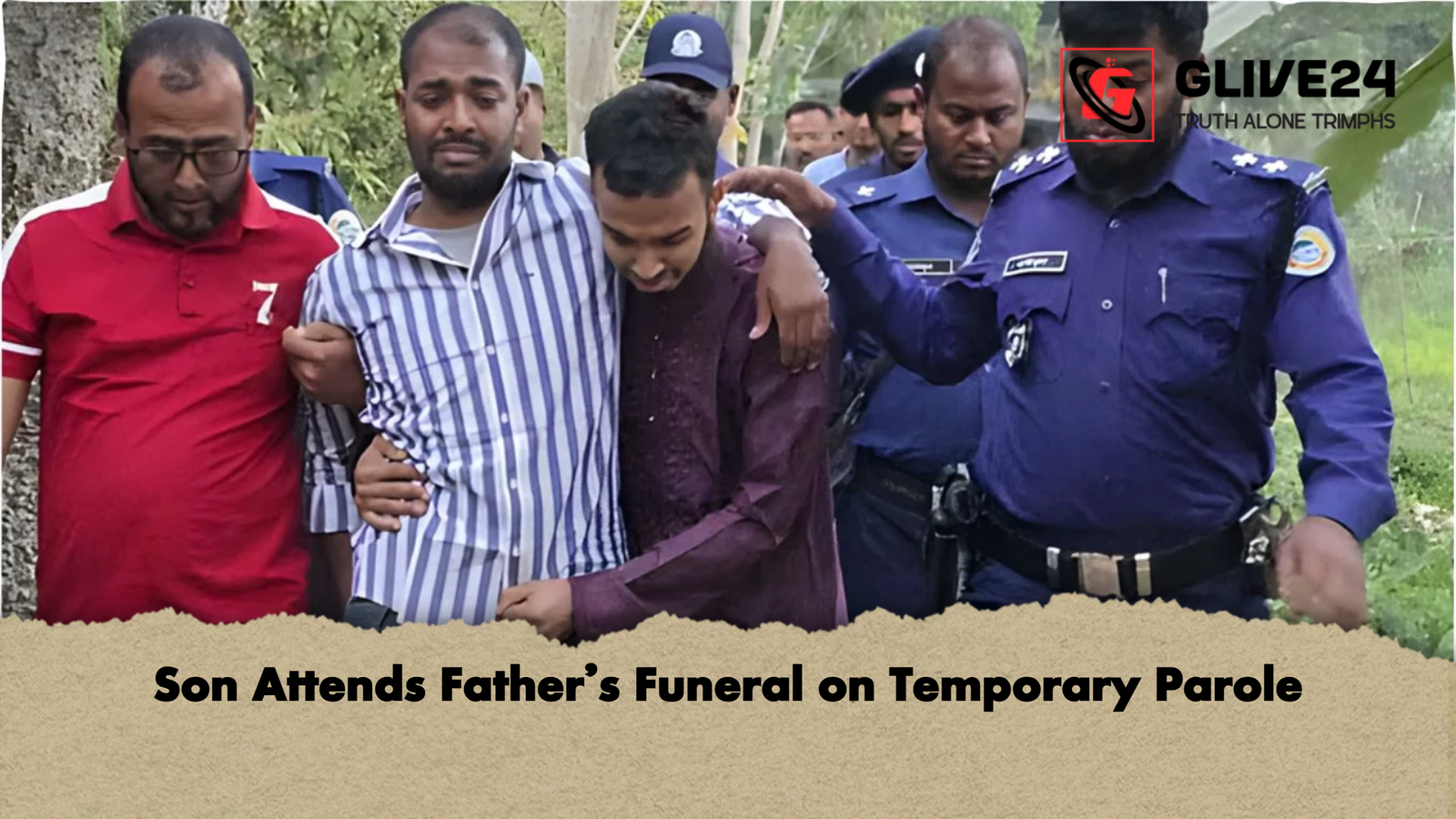Son Attends Father’s Funeral on Temporary Parole 1 Son Attends Fathers Funeral on Temporary Parole Son Attends Father’s Funeral on Temporary Parole