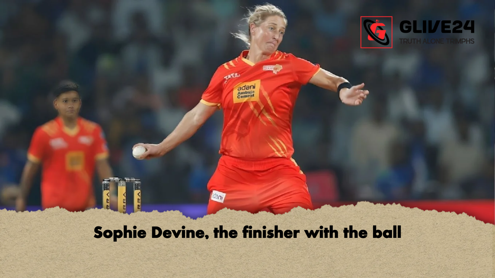 Sophie Devine the finisher with the ball Sophie Devine, the finisher with the ball