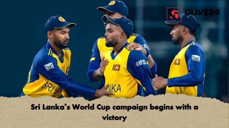 Sri Lankas World Cup campaign begins with a victory Sri Lanka's World Cup campaign begins with a victory