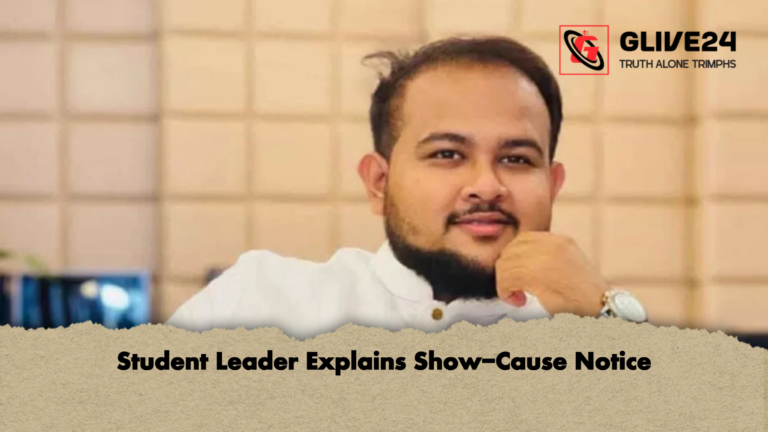 Student Leader Explains Show Cause Notice 2 Student Leader Explains Show-Cause Notice