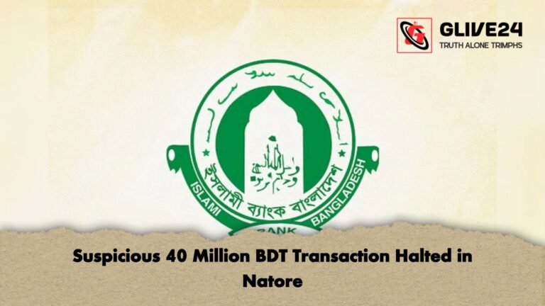 Suspicious 40 Million BDT Transaction Halted in Natore Suspicious 40 Million BDT Transaction Halted in Natore