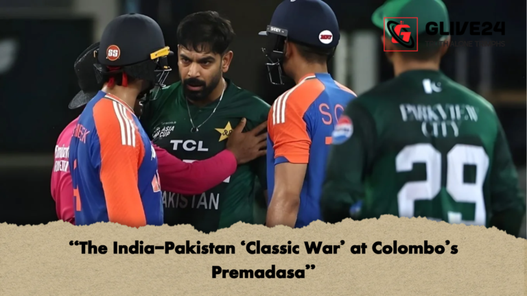 The India Pakistan ‘Classic War at Colombos Premadasa “The India-Pakistan ‘Classic War’ at Colombo’s Premadasa”