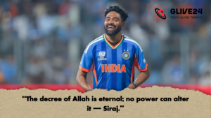 The decree of Allah is eternal no power can alter it — Siraj “The decree of Allah is eternal; no power can alter it — Siraj.”