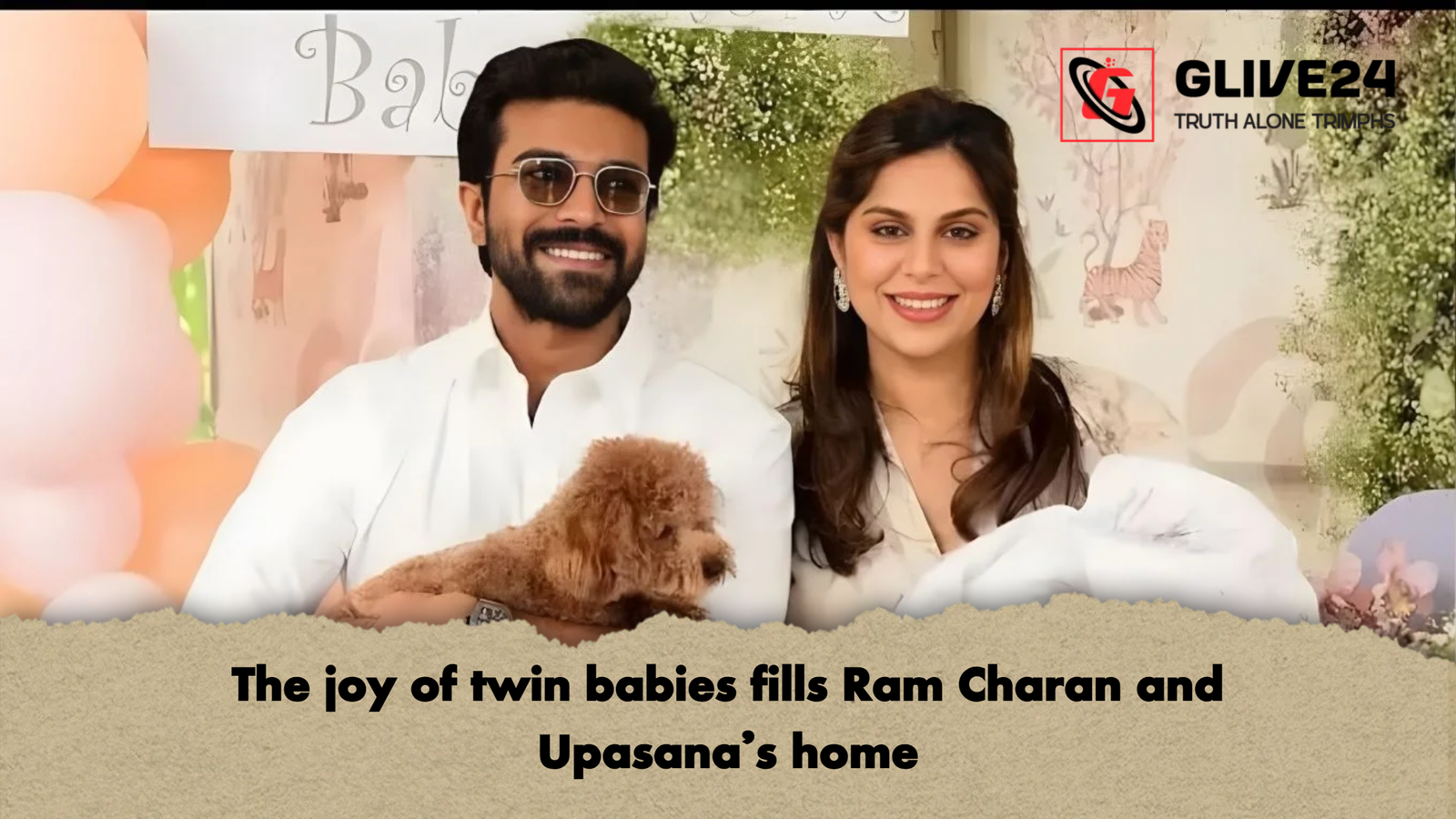 The joy of twin babies fills Ram Charan and Upasanas home The joy of twin babies fills Ram Charan and Upasana’s home