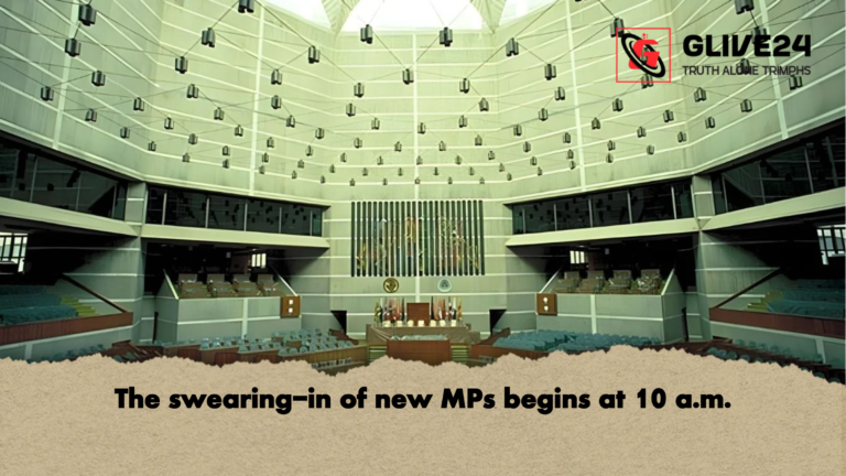 The swearing in of new MPs begins at 10 a.m The swearing-in of new MPs begins at 10 a.m.