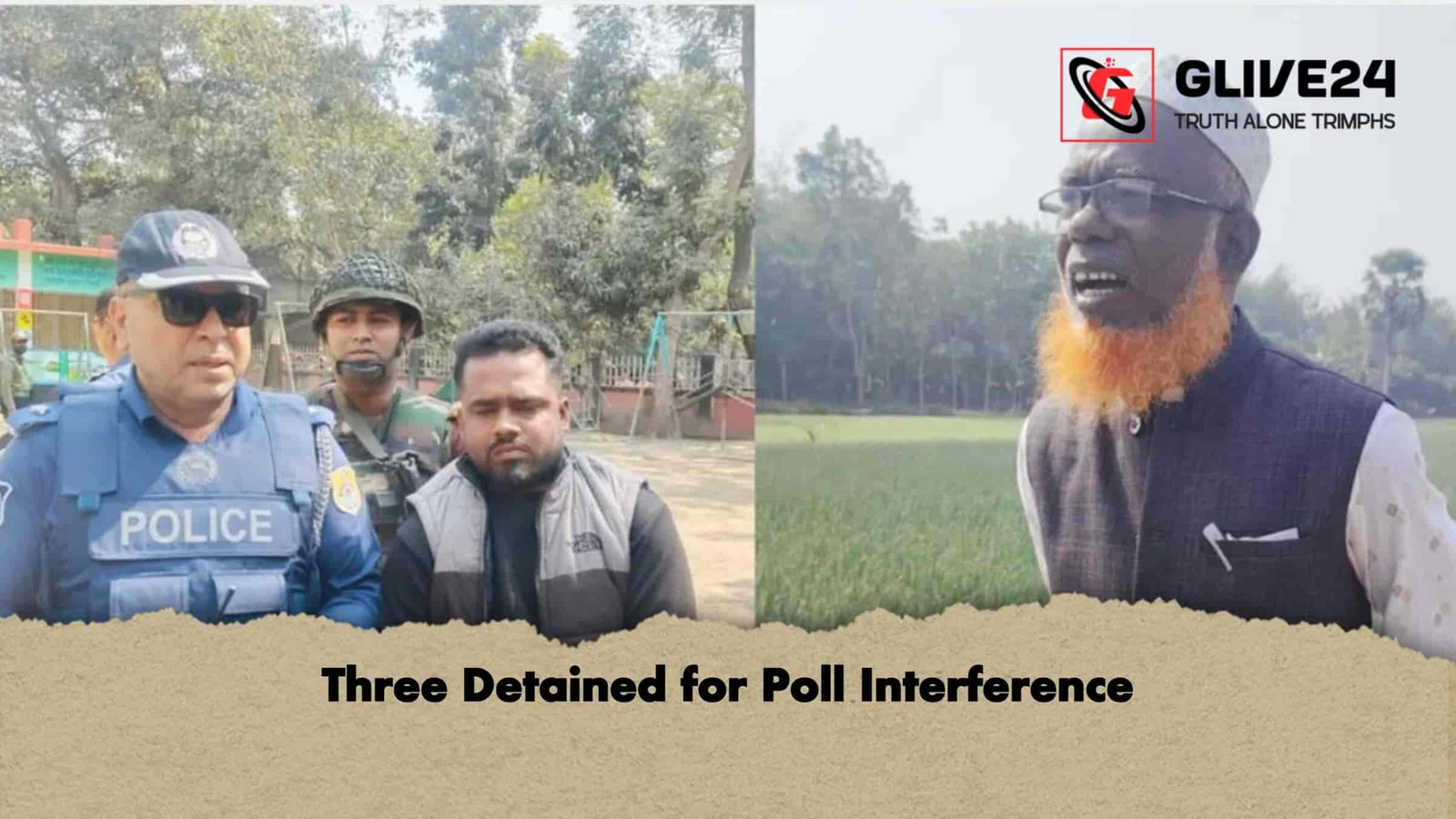 Three Detained for Poll Interference