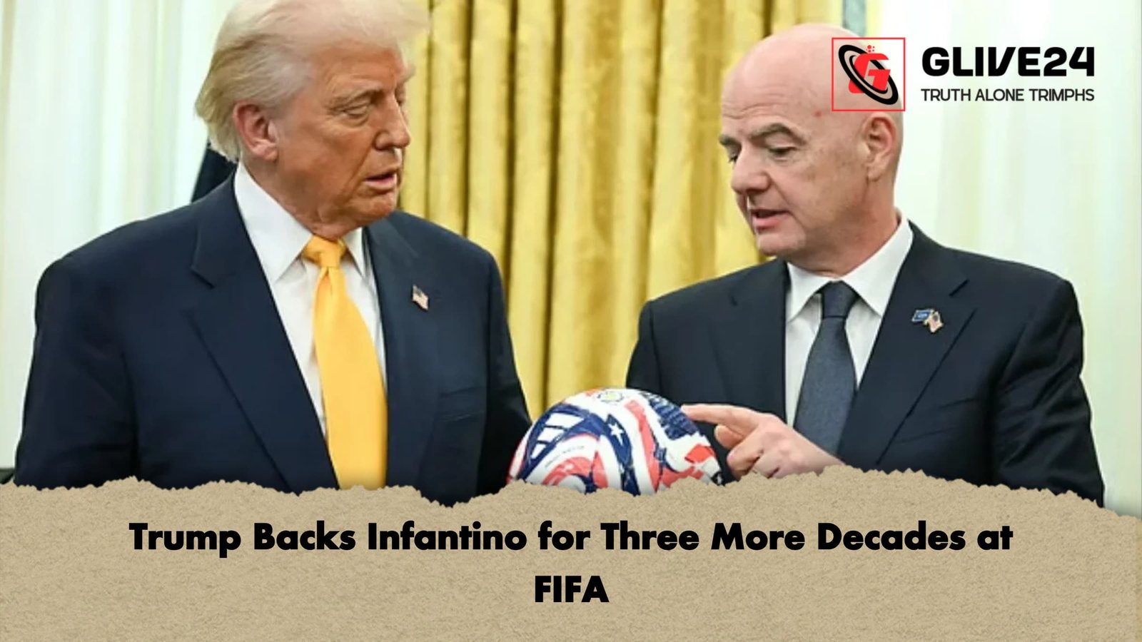 Trump Backs Infantino for Three More Decades at FIFA 1 Trump Backs Infantino for Three More Decades at FIFA Trump Backs Infantino for Three More Decades at FIFA