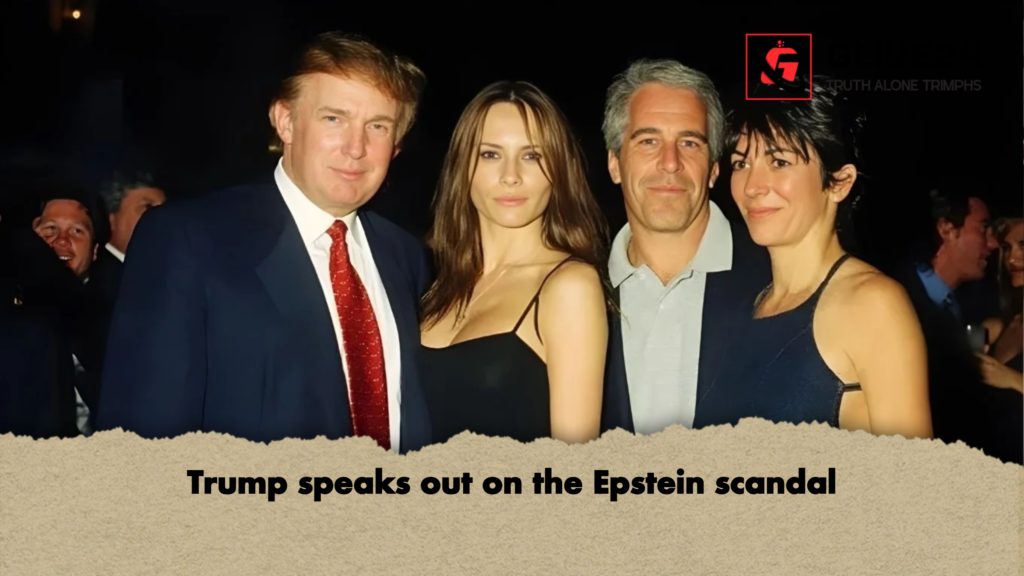 Trump speaks out on the Epstein scandal 3 Trump speaks out on the Epstein scandal Trump speaks out on the Epstein scandal