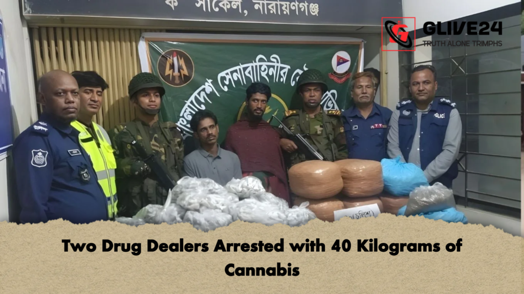 Two Drug Dealers Arrested with 40 Kilograms of Cannabis Two Drug Dealers Arrested with 40 Kilograms of Cannabis