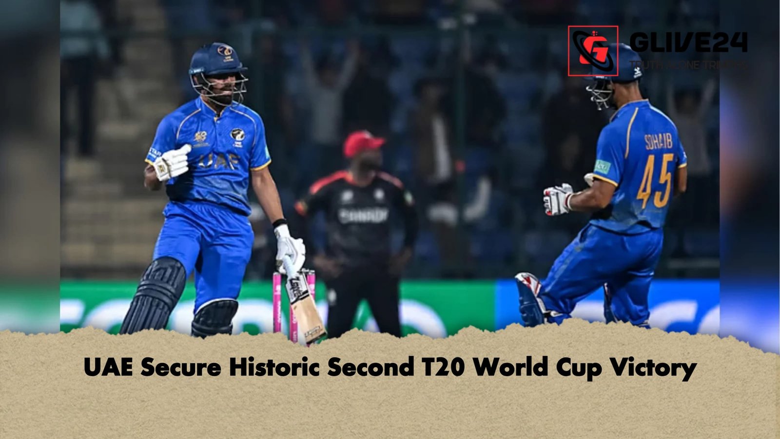 UAE Secure Historic Second T20 World Cup Victory 1 UAE Secure Historic Second T20 World Cup Victory