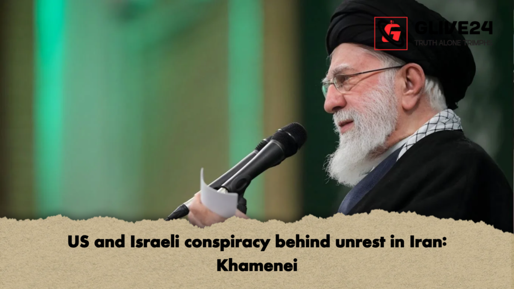 US and Israeli conspiracy behind unrest in Iran: Khamenei 3 US and Israeli conspiracy behind unrest in Iran Khamenei US and Israeli conspiracy behind unrest in Iran: Khamenei