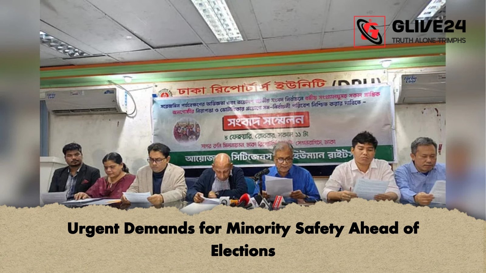 Urgent Demands for Minority Safety Ahead of Elections 1 Urgent Demands for Minority Safety Ahead of Elections 1 Urgent Demands for Minority Safety Ahead of Elections