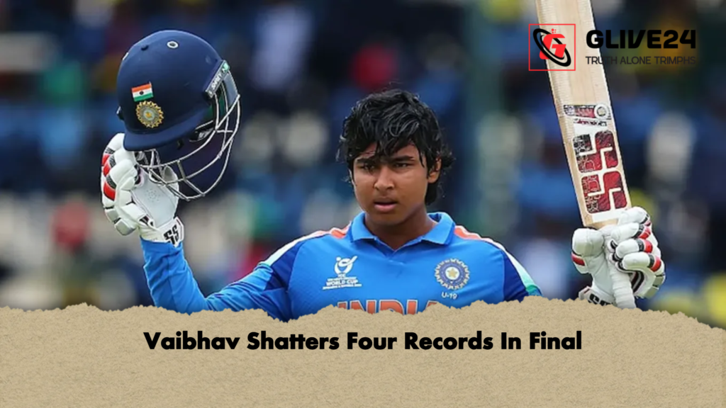 Vaibhav Shatters Four Records In Final 3 Vaibhav Shatters Four Records In Final Vaibhav Shatters Four Records In Final