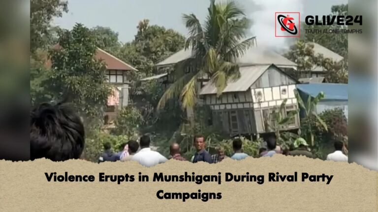 Violence Erupts in Munshiganj During Rival Party Campaigns Violence Erupts in Munshiganj During Rival Party Campaigns