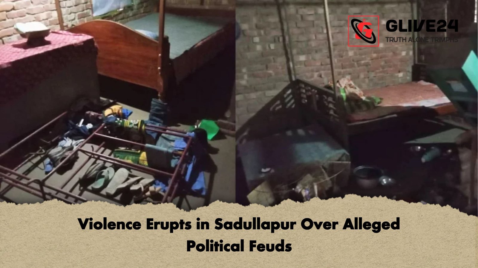 Violence Erupts in Sadullapur Over Alleged Political Feuds Violence Erupts in Sadullapur Over Alleged Political Feuds