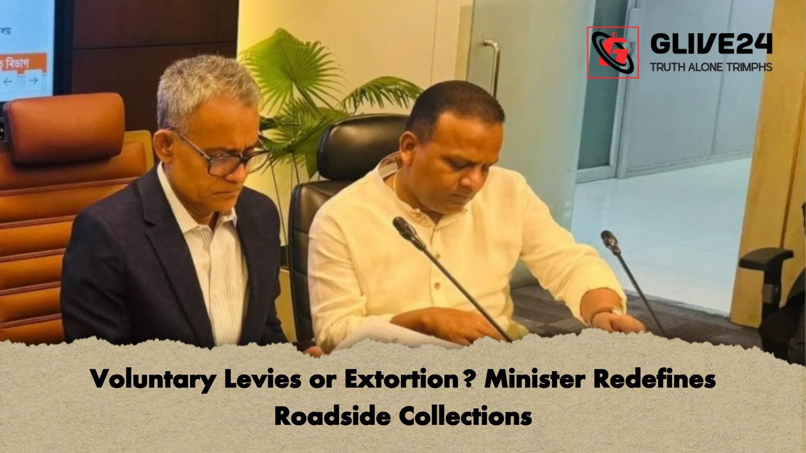 Voluntary Levies or Extortion Minister Redefines Roadside Collections Voluntary Levies or Extortion? Minister Redefines Roadside Collections