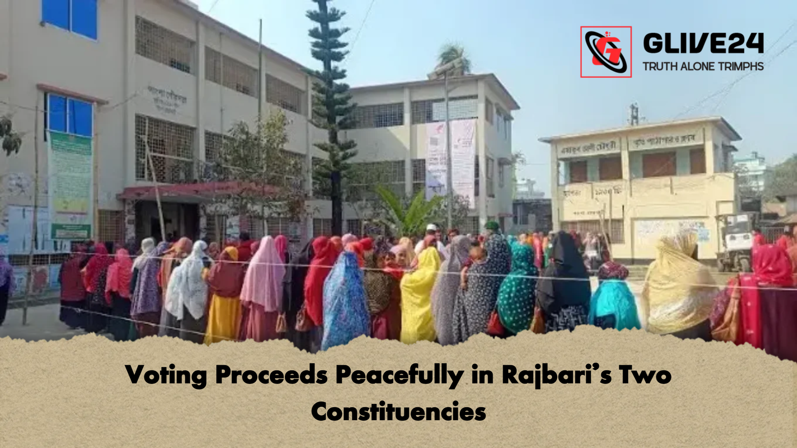 Voting Proceeds Peacefully in Rajbaris Two Constituencies Voting Proceeds Peacefully in Rajbari’s Two Constituencies