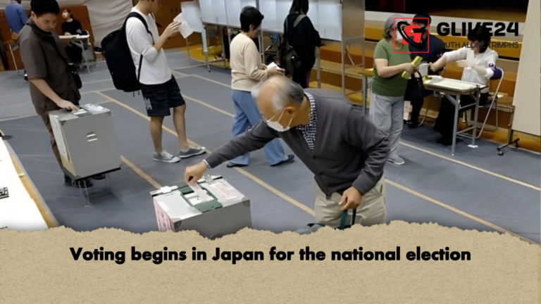 Voting begins in Japan for the national election Voting begins in Japan for the national election