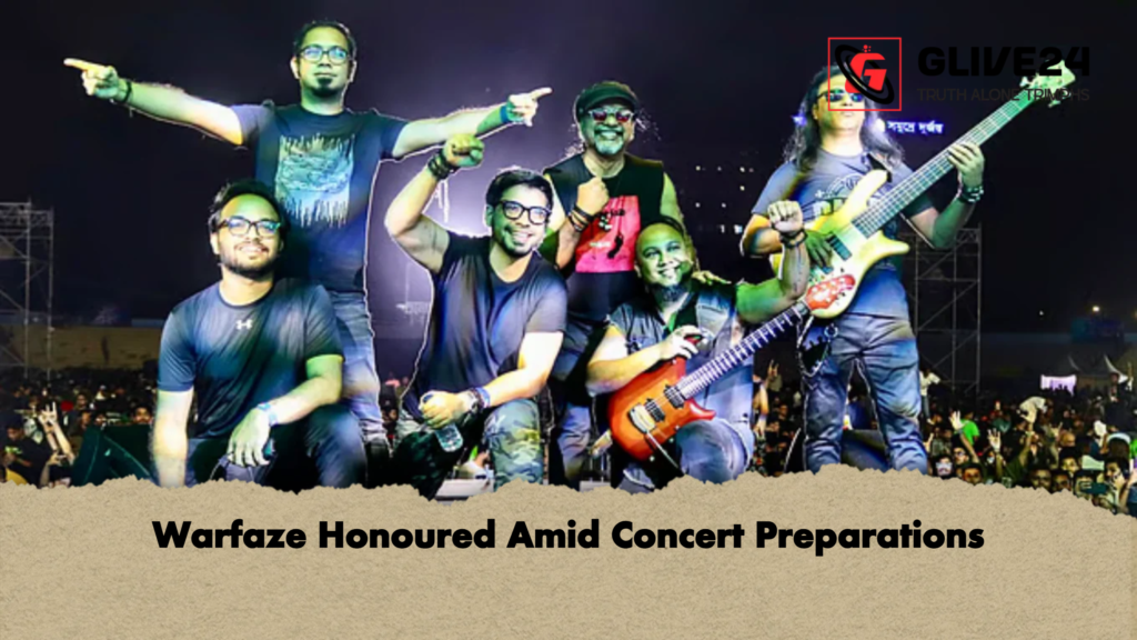 Warfaze Honoured Amid Concert Preparations 3 Warfaze Honoured Amid Concert Preparations Warfaze Honoured Amid Concert Preparations