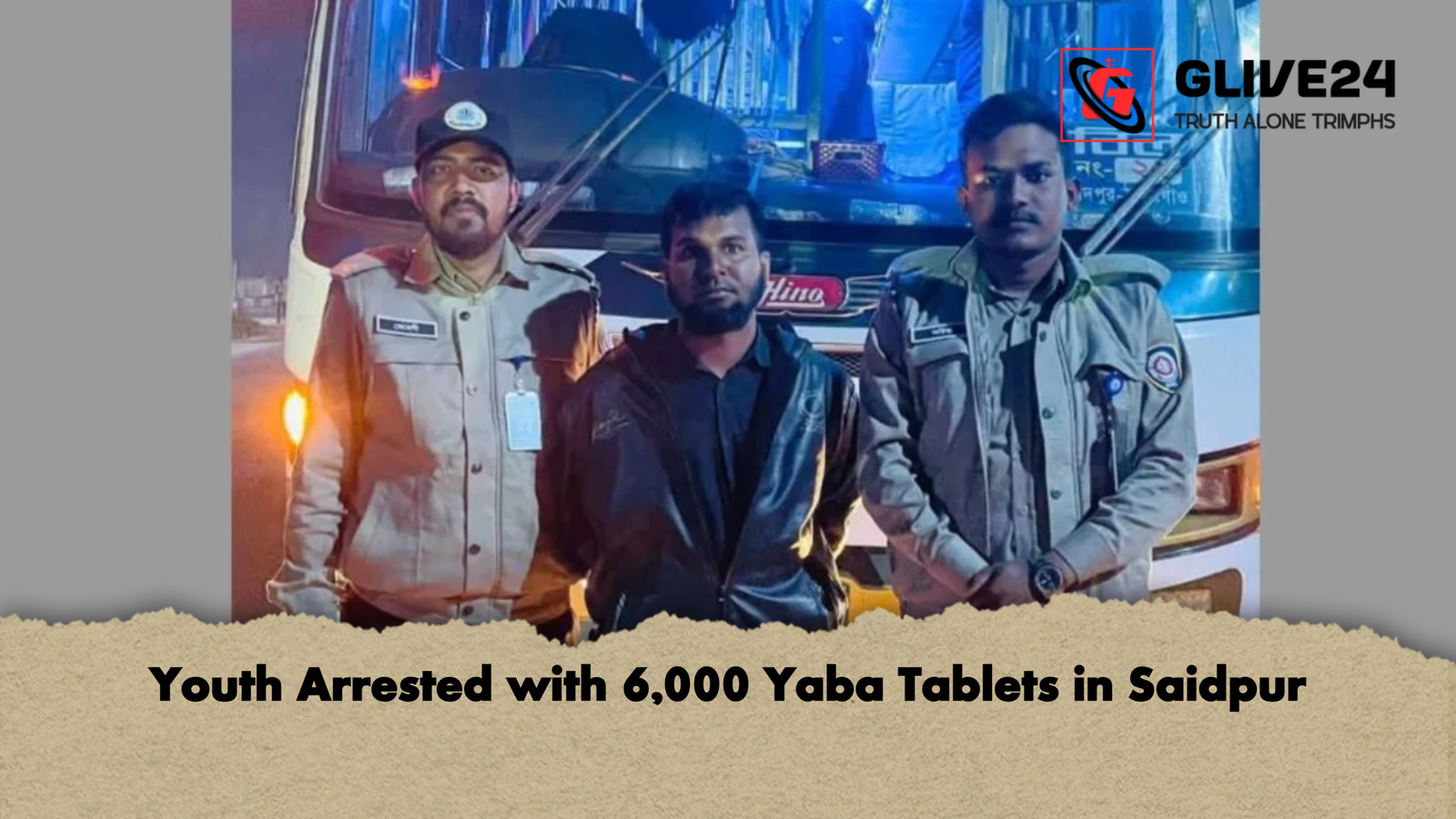 Youth Arrested with 6000 Yaba Tablets in Saidpur Youth Arrested with 6,000 Yaba Tablets in Saidpur