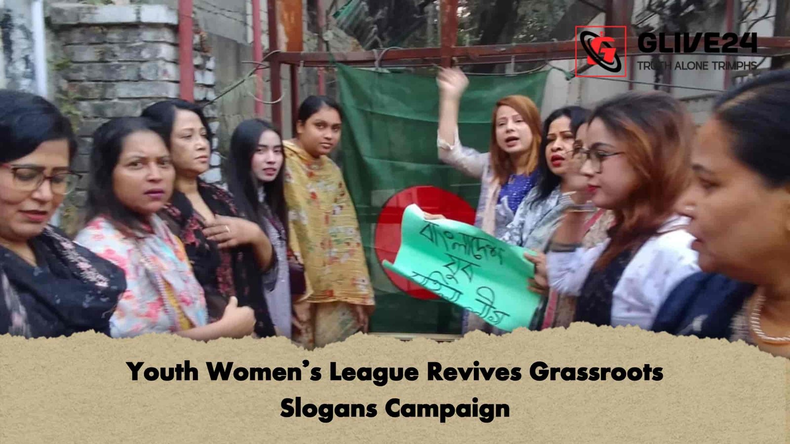 Youth Women’s League Revives Grassroots Slogans Campaign