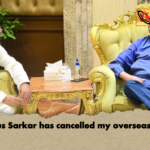Yunus Sarkar has cancelled my overseas trip Yunus Sarkar has cancelled my overseas trip.