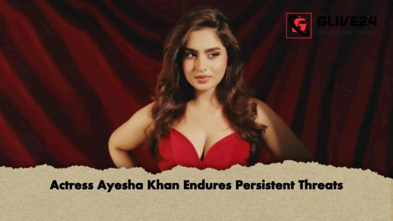 Actress Ayesha Khan Endures Persistent Threats