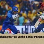 Afghanistan–Sri Lanka Series Postponed Afghanistan–Sri Lanka Series Postponed