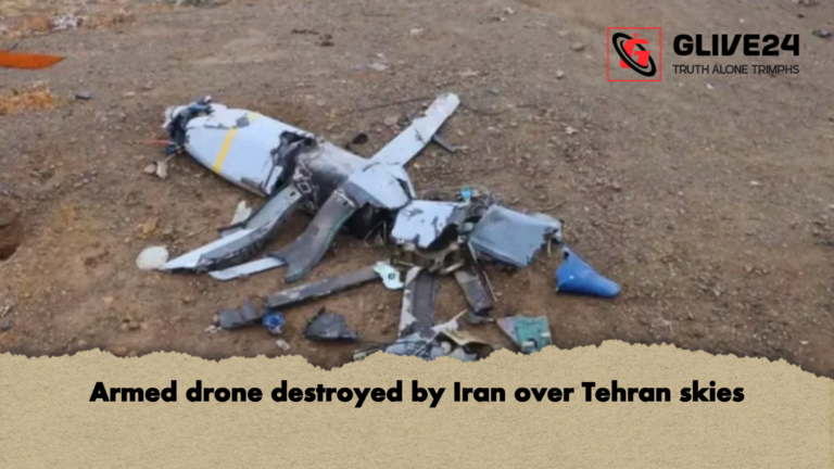 Armed drone destroyed by Iran over Tehran skies Armed drone destroyed by Iran over Tehran skies