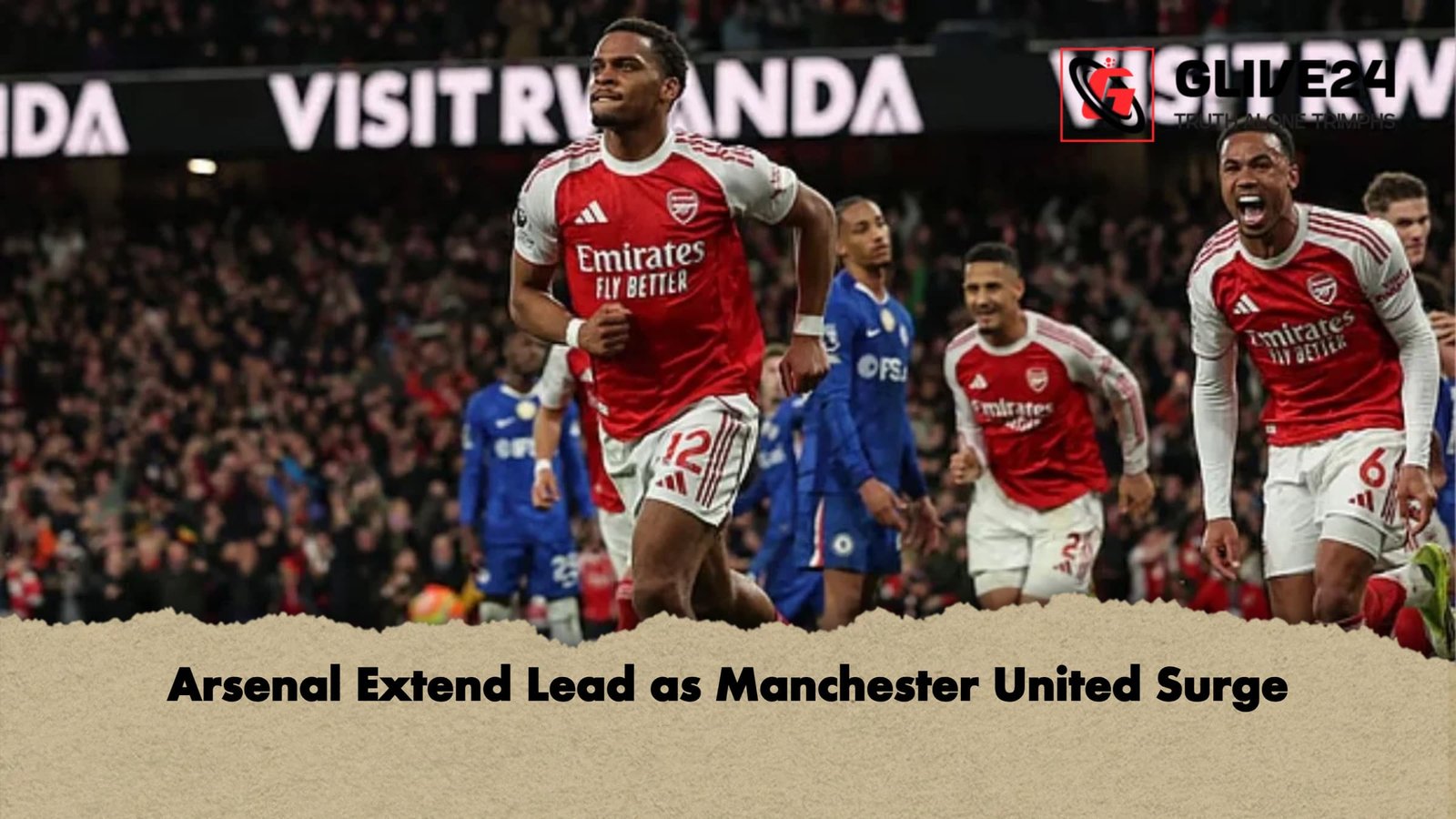 Arsenal Extend Lead as Manchester United Surge 1 Arsenal Extend Lead as Manchester United Surge Arsenal Extend Lead as Manchester United Surge