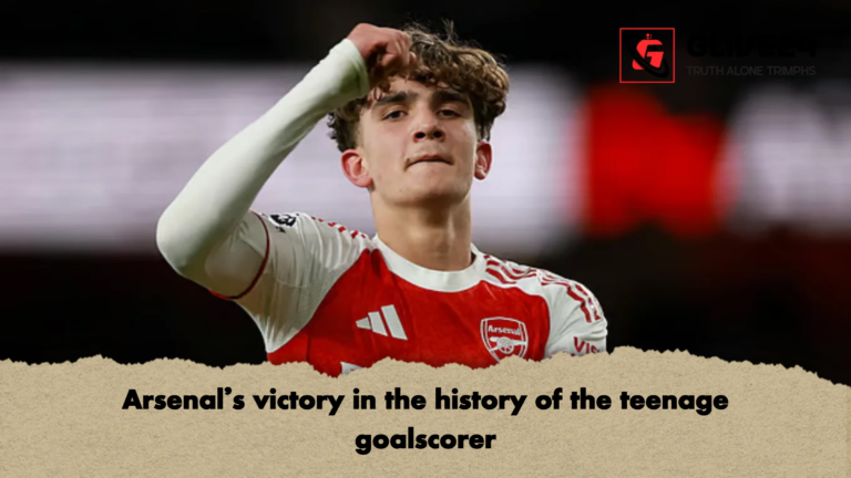 Arsenals victory in the history of the teenage goalscorer Arsenal's victory in the history of the teenage goalscorer