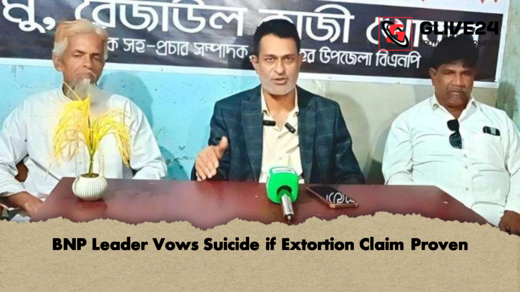 BNP Leader Vows Suicide if Extortion Claim Proven 3 BNP Leader Vows Suicide if Extortion Claim Proven BNP Leader Vows Suicide if Extortion Claim Proven