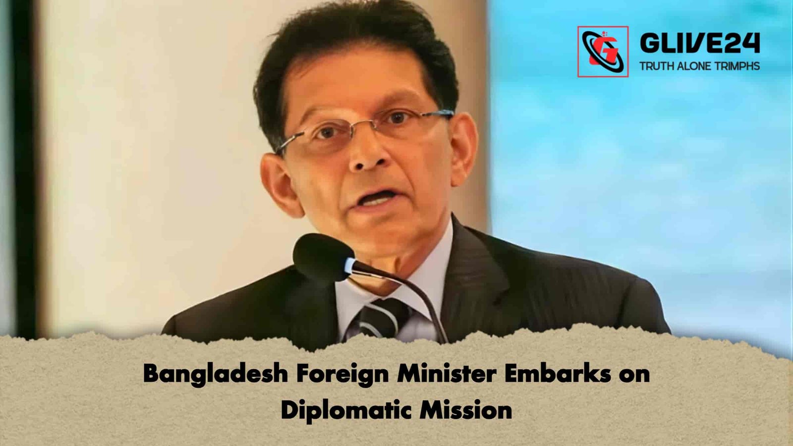 Bangladesh Foreign Minister Embarks on Diplomatic Mission