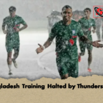 Bangladesh Training Halted by Thunderstorm Bangladesh Training Halted by Thunderstorm