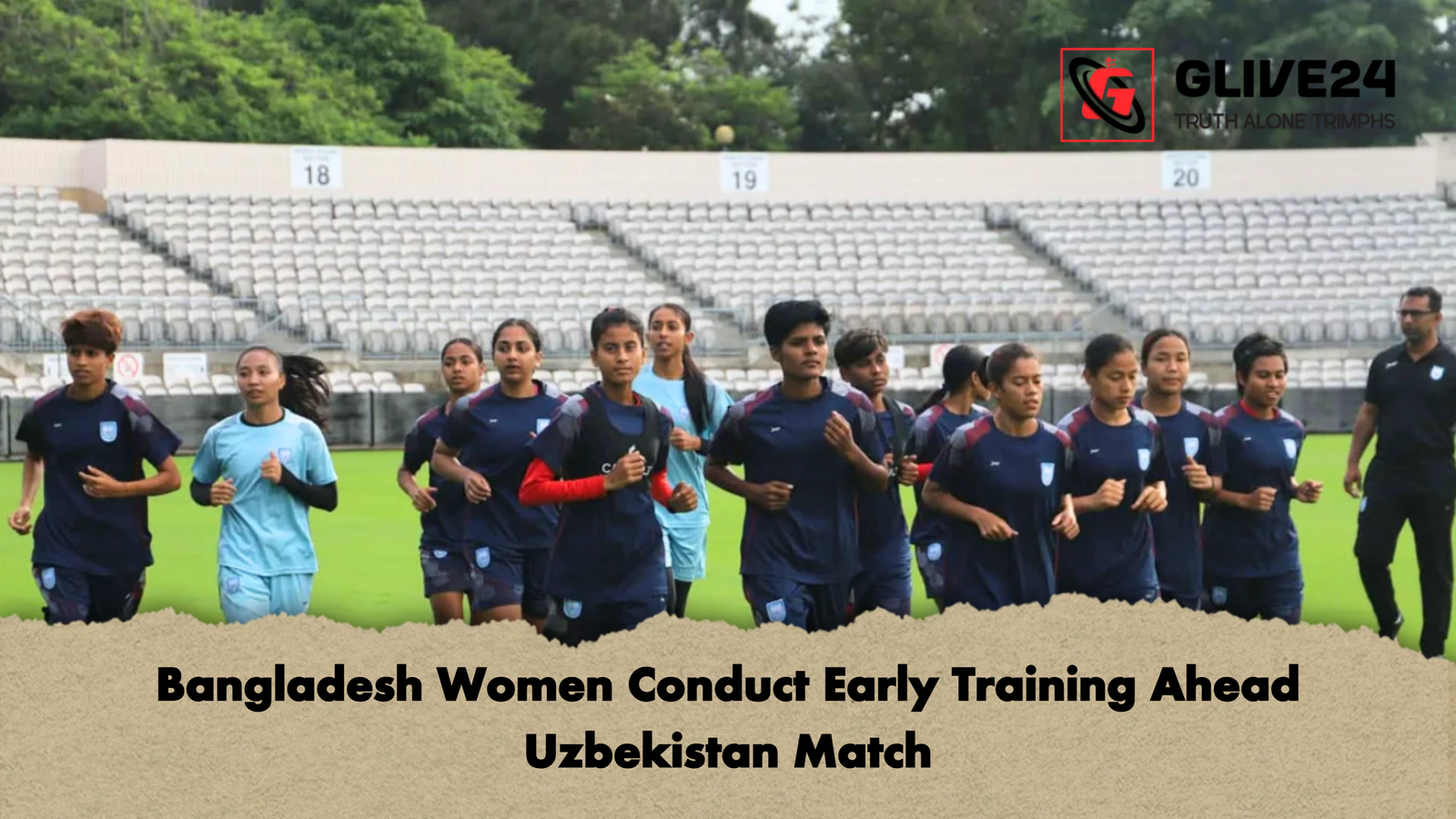 Bangladesh Women Conduct Early Training Ahead Uzbekistan Match Bangladesh Women Conduct Early Training Ahead Uzbekistan Match