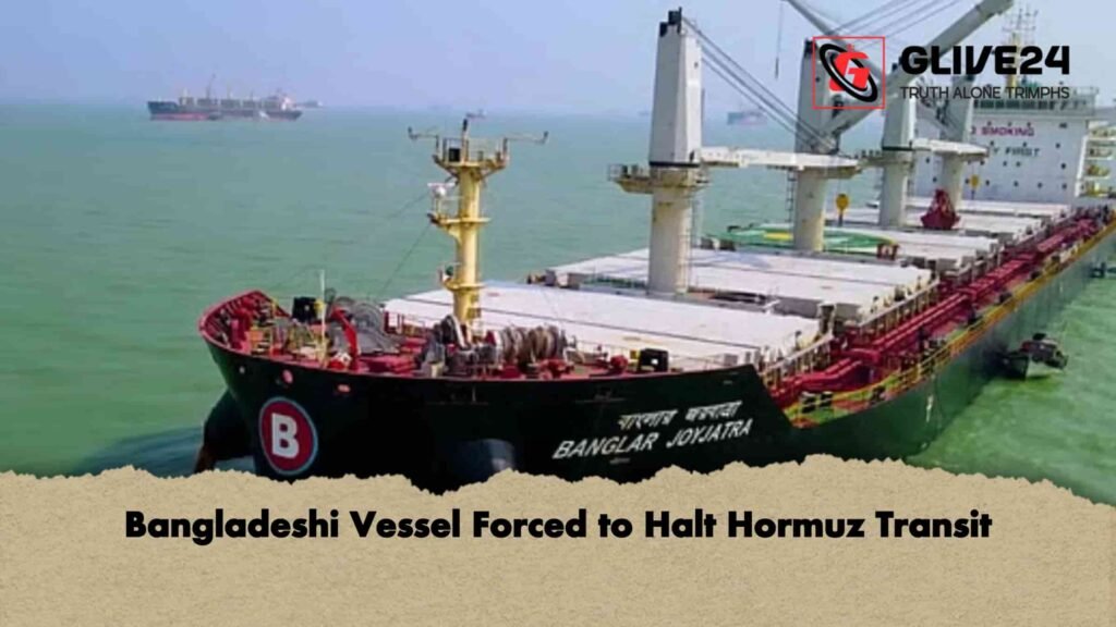 Bangladeshi Vessel Forced to Halt Hormuz Transit 3 Bangladeshi Vessel Forced to Halt Hormuz Transit