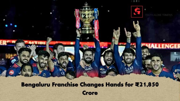 Bengaluru Franchise Changes Hands for ₹21,850 Crore