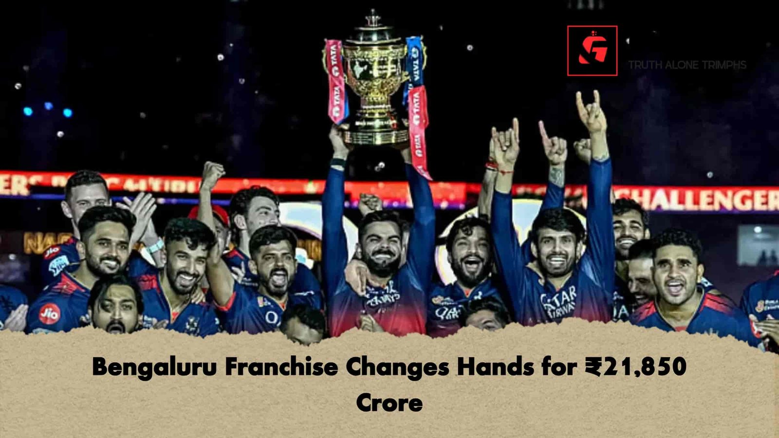 Bengaluru Franchise Changes Hands for ₹21,850 Crore 1 Bengaluru Franchise Changes Hands for ₹21,850 Crore