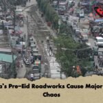 Bogura’s Pre-Eid Roadworks Cause Major Traffic Chaos