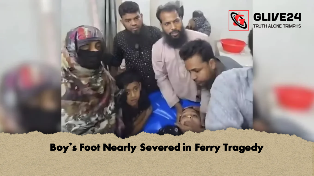 Boy’s Foot Nearly Severed in Ferry Tragedy 3 Boys Foot Nearly Severed in Ferry Tragedy Boy’s Foot Nearly Severed in Ferry Tragedy