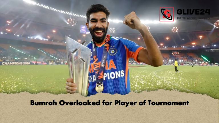 Bumrah Overlooked for Player of Tournament Bumrah Overlooked for Player of Tournament
