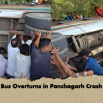Bus Overturns in Panchagarh Crash Bus Overturns in Panchagarh Crash