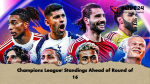 Champions League Standings Ahead of Round of 16 Champions League Standings Ahead of Round of 16