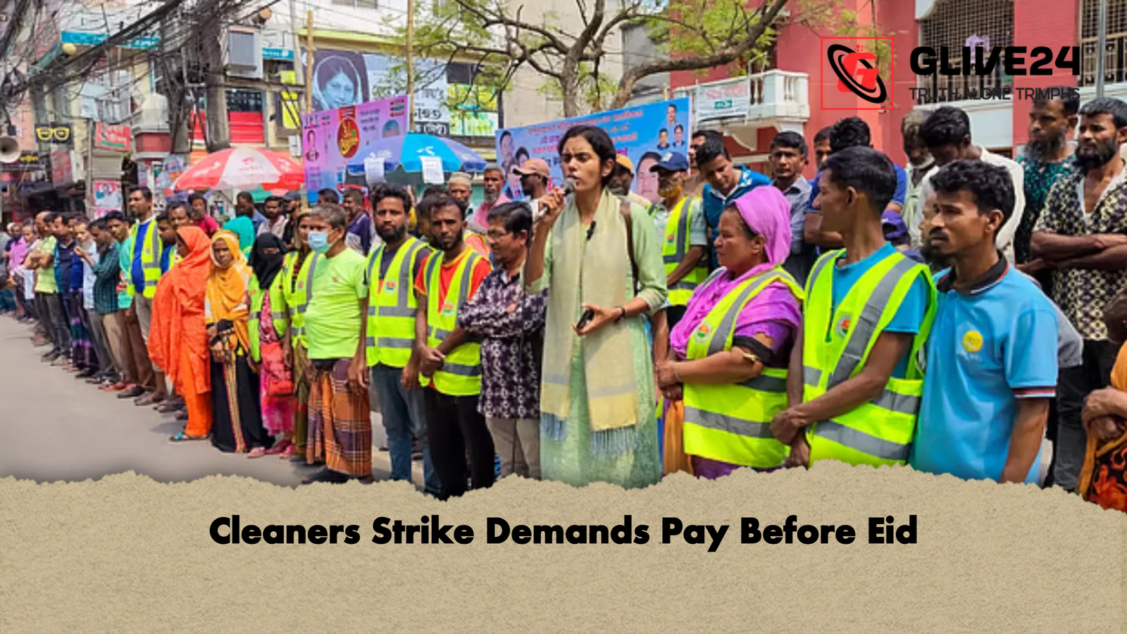 Cleaners Strike Demands Pay Before Eid Cleaners Strike Demands Pay Before Eid