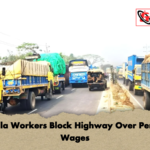 Comilla Workers Block Highway Over Pending Wages Comilla Workers Block Highway Over Pending Wages