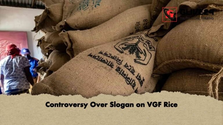 Controversy Over Slogan on VGF Rice 1 Controversy Over Slogan on VGF Rice