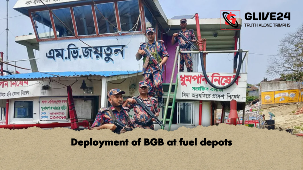 Deployment of BGB at fuel depots Deployment of BGB at fuel depots