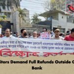 Depositors Demand Full Refunds Outside Central Bank
