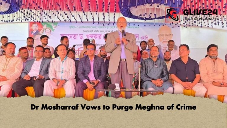 Dr Mosharraf Vows to Purge Meghna of Crime Dr Mosharraf Vows to Purge Meghna of Crime