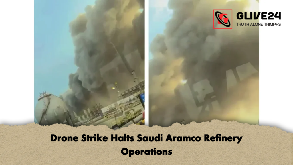 Drone Strike Halts Saudi Aramco Refinery Operations Drone Strike Halts Saudi Aramco Refinery Operations